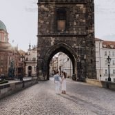 Sesión de fotos de pareja polaca en Praga