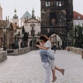 Sesión de fotos de pareja polaca en Praga