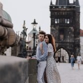 Sesión de fotos de pareja polaca en Praga