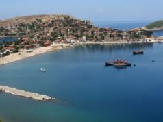 Boztepe ve Kemere Köprüsü’nün manzarası